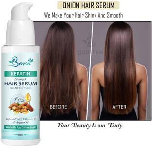 bavri Smooth Straight Professional Split End Hair Serum with Shea Butter,Paraben Free