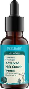 NEELHARI 3% Redensyl & 4% Anagain Hair Growth Serum for Thick Hair