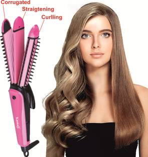 KASNAJI KN-403 Multifunction Electric 3 in 1 Perfect Hair Straightener & Hair Curler Hair Straightener