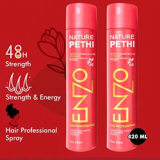 NATURE PETHI Hair Styling Hair Spray (Pack of 2) Hair Spray (840 ml) Hair Spray