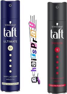 TAFT HAIR SPRAY ULTIMATE + POWER 250ML EACH SET OF 2 VV Hair Spray