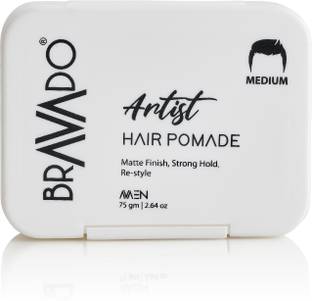 Bravado Artist Hair Pomade - Styling with Matt finish, Hair Clay Cream Hair Cream