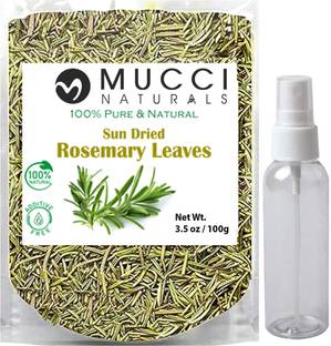 MUCCI Rosemary Leaves Sun Dried for Hair Growth| Skin Glow | With 100ml Spray Bottle