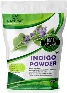 Natural health Products Organic Indigo Powder: Chemical-Free Hair Treatment Dark Black Hair Care