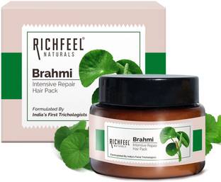 RICHFEEL Brahmi Intensive Repair Hair Pack |Split Ends & Treats Damage|100gm