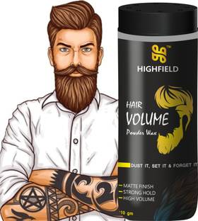 HIGHFIELD Hair Volumizing Powder Wax with Strong Hold | Matte Finish for 24 Hours Hair Volumizing Powder Wax with Strong Hold | Matte Finish for 24 Hours Strong Hold Hair Volumizer HAIR WAX POWDER
