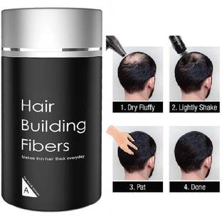 GULGLOW99 Hair Building Fibers For Regrowth & Instant Styling Black Hair Loss Concealer in seconds Hair Volumizer Hair Volumizer Hair Building Fibers