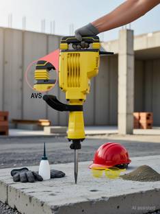 iBELL VORMIR VR DH45-20 Demolition Hammer, 1500W Armature Motor, HEX Chuck, 45J Impact Energy,1900BPM,...