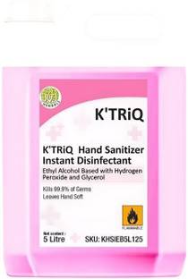 K'TRiQ 80% Ethyl alcohol Sanitizer |WHO Recommended |FDA Approved| Instant Disinfectant Hand Sanitizer Can