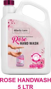 Black Care Rose Liquid Hand wash, 5 Liter ECONOMY PACK Hand Wash Can
