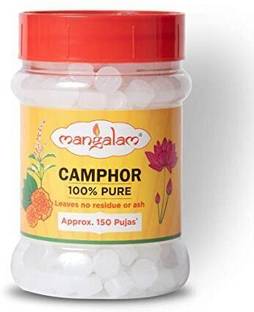 mangalam camphor 150 PUJAS / Tablets JAR 100GM 100% PURE