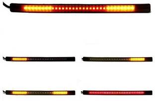 AutoPowerz Strip Tail Brake Stop Turn Signal 32LED 8'' Flexible led Light for Motorcycle License Plate Light Car LED (12 V, 10 W)
