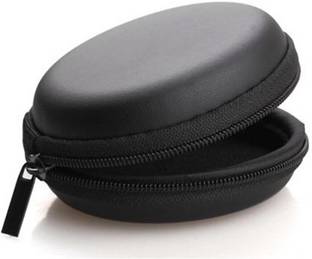 Pasriza Leather Zipper Headphone Case For Universal