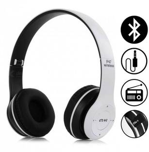 YAROH P47(Bluetooth Headphone)Stylish Wireless(Foldable Headset)with Bluetooth5.0QC437 Bluetooth