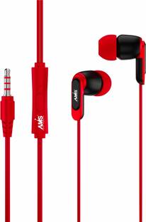 AMS A156 Wired Earphone Music with Mic ,Deep Bass,Clear Hi-Fi Sound Wired earphone Wired