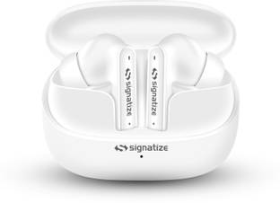 SIGNATIZE New Launch Crystal Bass True Wireless in Earbuds with 10mm Drivers,35H Playtime Bluetooth