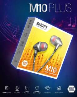 KDM M10 Plus Universal stereo earphone Wired