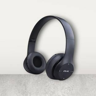 AIZINA Bluetooth Headset with HD Audio, Rotating Ear Cups, and Omni-Directional Mic_HD Bluetooth & Wired