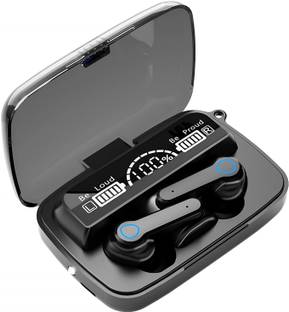 MAHAVEER TRADERS M19 TWS Bluetooth 5.1 Wireless Earbuds With 2200 mAh Power Bank (True Wireless) Bluetooth