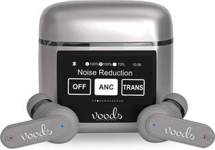 Voods V airbuds - Ultra Touch Screen TWS Earbuds 10min Charge- 90min Playback Bluetooth
