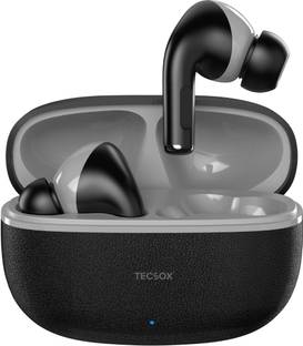 TecSox Bullet T23 Wireless Earbuds - 30H Playtime, Deep Bass, 13mm Drivers, Clear Sound Bluetooth