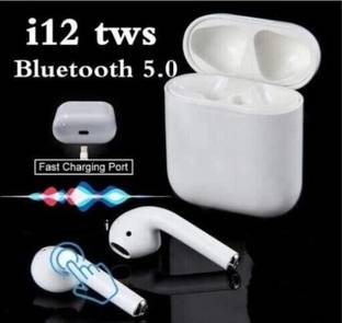 Wireless Earbuds Headset TWS i12 With Bluetooth Feature And Charging Case Bluetooth Headset