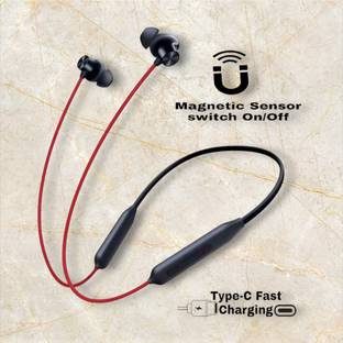 GDS Upto 50 Hours Playtime*, Fast Charging, Dual Pairing Bluetooth Neckband _ZQ Bluetooth & Wired