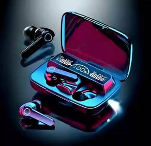 PARYUSHI M19 EarbudsTWS/ DJ12.8 Earbuds with 280H Playtime, Headphones with Power Bank Bluetooth