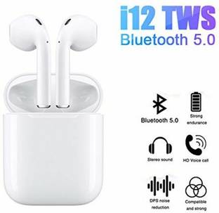 FRISTDOWN i12 TWS Bluetooth 5.0 Mini 3D Stereo Noise Reduction Anti-Slip Sports Bluetooth