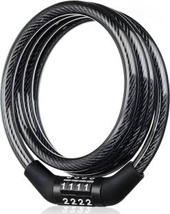 Dwiti Enterprise Multipurpose(Non-Resettable)Number Lock for Bike,Cycle,Helmet,Luggage Cycle Lock Cycle Lock
