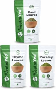 NeutraVed Combo Thyme Leaves 40g + Basil Leaves 35g + Parsley 30g,