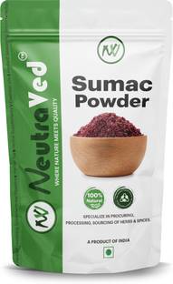 NeutraVed Sumac Powder Tangy Lemony Spice Perfect for Dry Rub and Seasoning Turkish Spice