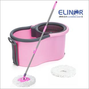 ELINOR PINK DELIGHT PLASTIC HANDLE MOP SET Mop Set