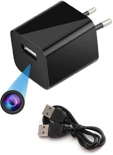 IFITech Mini USB Charger Nanny Spy Camera, Support 128GB SD Card (Not Included) Security Camera