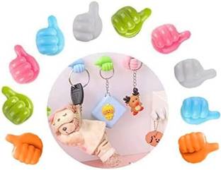 BOLDIN Thumb Multi Functional Hand Shape Wall Clip Hanger Keys Cable Holder Hook 10