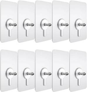 deadly Adhesive Hooks, Detachable Self Adhesive Wall Screw Hooks, Punch-Free Hook 10