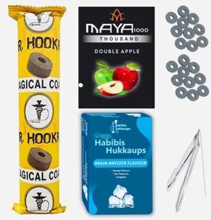 SMOCK STRECH 8 Charcole_1flavor_2Mouth tip_19 Hookah Charcoals