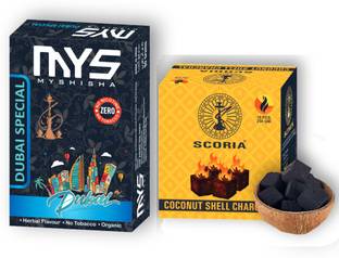 MYSHISHA Hookah Flavour (100% Nicotine and Tobacco Free) Coconut Shell 250Gram Dubai Special Hookah Flavor