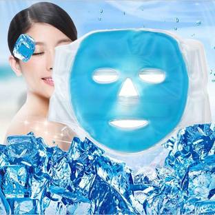 h&d craft Anti-Fatigue Cooling Gel Face Mask (pack of 1) Strap-On Facial  Face Shaping Mask