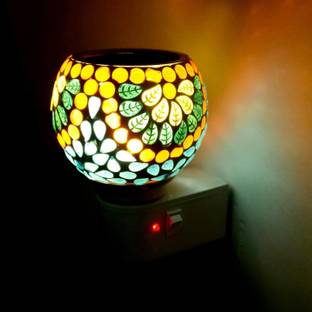 HEZKRT Ceramic Multipurpose Kapoor Dani Camphor diffuser Burner Machine Glass Incense Holder