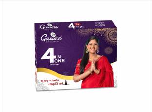 Garima 4 in 1 Dhoop (16 Stick), Pack of 12 Rose, Jasmine, Mogra, Lavender