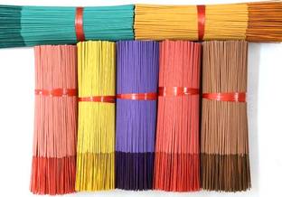 Shri hari kripa 5 in 1 flavour fragrance rose, sandal, loban, mogra, pineapple, (550 UNITS) rose, sandal, loban, mogra, pineapple