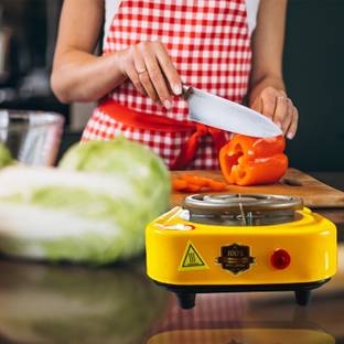 WELLBERG 500 W Radiant Cooktop Jog Dial