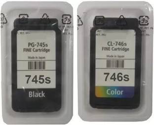 HYNEAR PG745S Printers Black + Tri Color Combo Pack Ink Cartridge