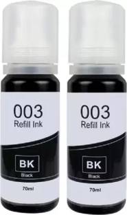 ROLAC ENTERPRISE Ink Refill for Epsn 001 , 003 , L3200 , L3210 , L3211 , L3215,L3216,L3250,L3252 Black Ink Bottle