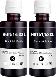 verena GT51/53 XL Refill Ink Compatible for 310,315,319,GT5810,GT5820 Printer 135ml X 2 Black Ink Bottle