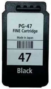 GPN PRINT PG 47 INK CARTRIDGE FOR USE IN Canon E400/E410/E417/E460/E470/E477/E480 Printers Black Ink Cartridge