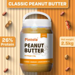Pintola Classic Peanut Butter American Recipe (Crunchy)