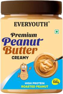 everyouth Peanut Butter Creamy| 26g Protein | Non GMO | Zero Cholesterol | Gluten Free |