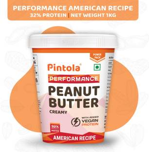 Pintola American Recipe Performance Series Peanut Butter (Creamy) | Vegan Protein